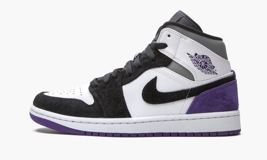 Air Jordan 1 Mid SE Court Purple Suede Sneakers - All-Day Comfort