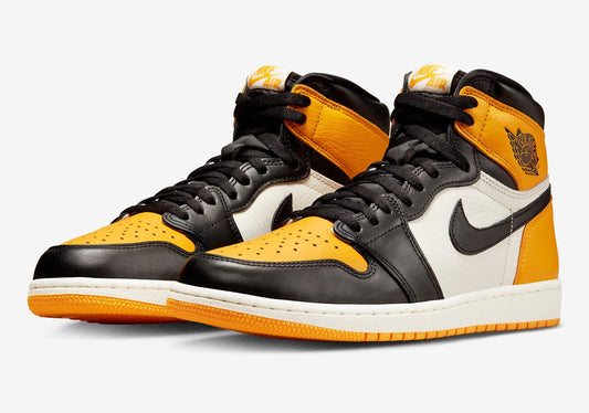 Air Jordan 1 Retro High OG Yellow Toe Sneakers - Hall of Fame