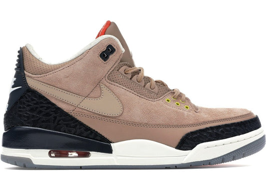 Air Jordan 3 JTH Bio Beige Suede Sneakers - Premium Sneaker