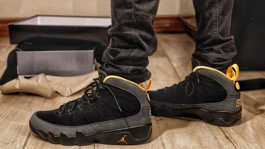 Air Jordan 9 Retro Dark Charcoal Sneakers - Collector's Edition