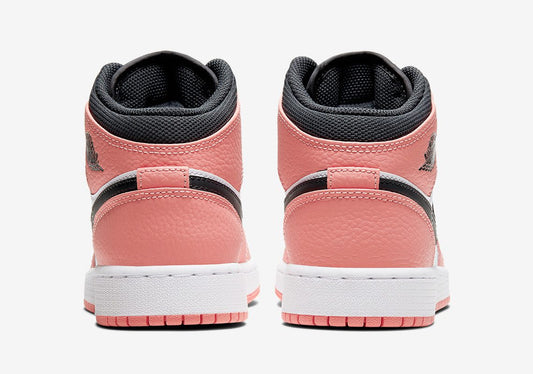 Jordan 1 Mid Pink Quartz 555112 Sneakers - Court Icon | Fan Favorite