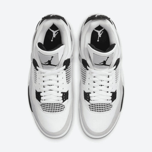 Jordan 4 Retro Military Black Sneakers - Cushioned Stride