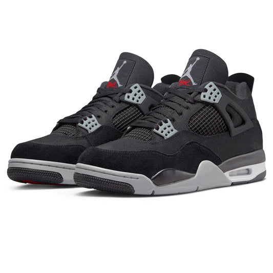 Jordan 4 Retro SE Black Canvas Sneakers - OG Colorway | Designer Kicks