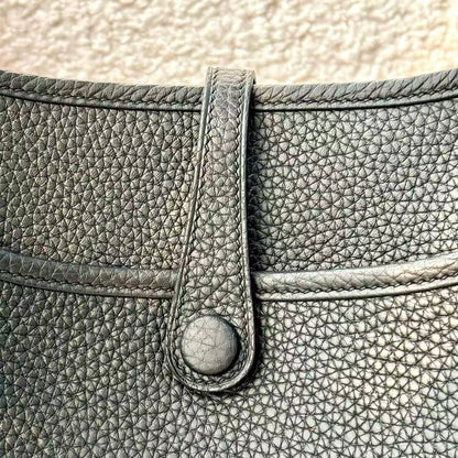 Hermes 2026 Evelyn 23 Bag Black Epsom Leather