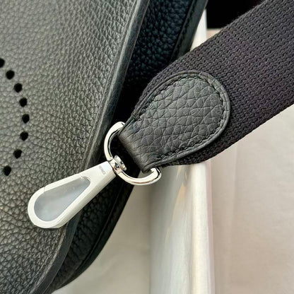 Hermes 2026 Evelyn 23 Bag Black Epsom Leather