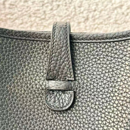 Hermes 2026 Evelyn 23 Bag Black Epsom Leather