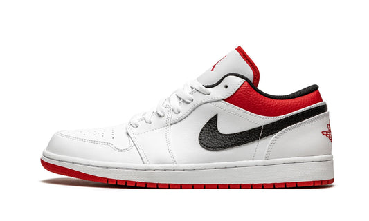 Air Jordan 1 Low “White / Gym Red” Sneakers - Modern Classic