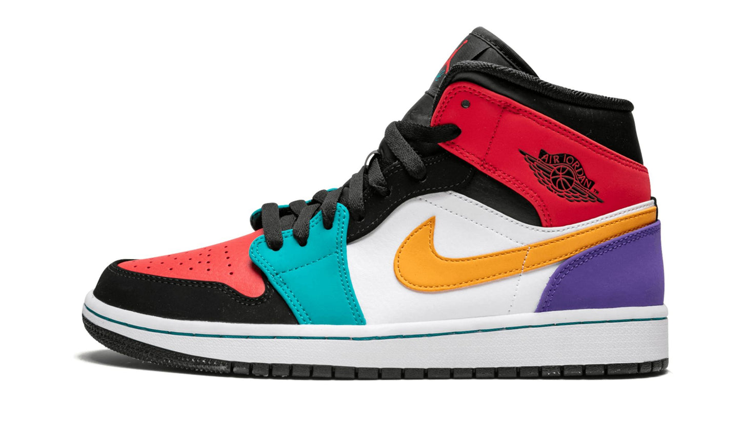 Air Jordan 1 Mid “Multicolor” Sneakers - Court Classic | Premium Footwear