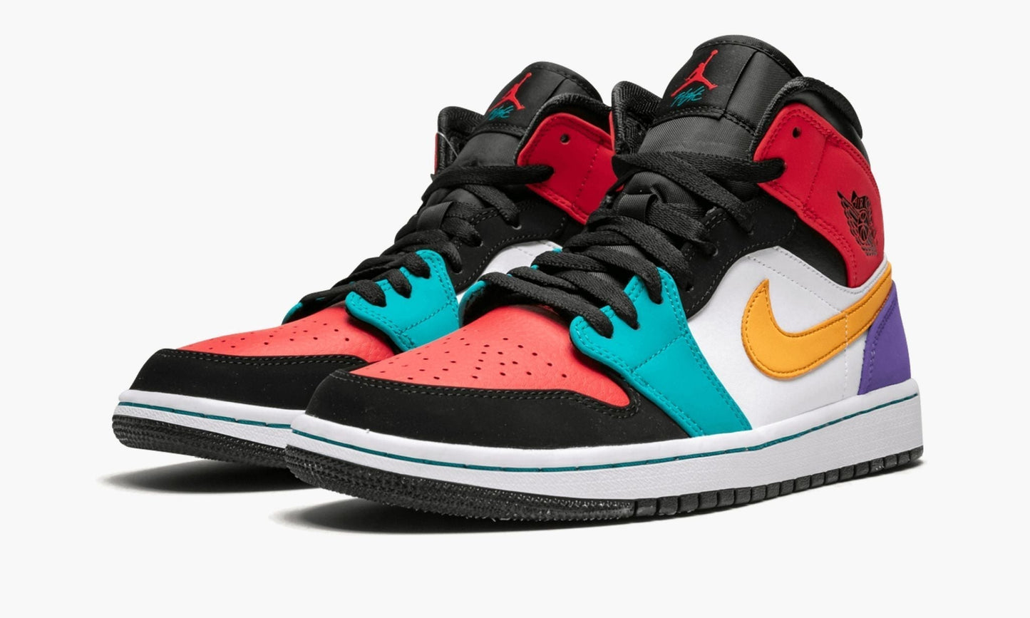 Air Jordan 1 Mid “Multicolor” Sneakers - Court Classic | Premium Footwear