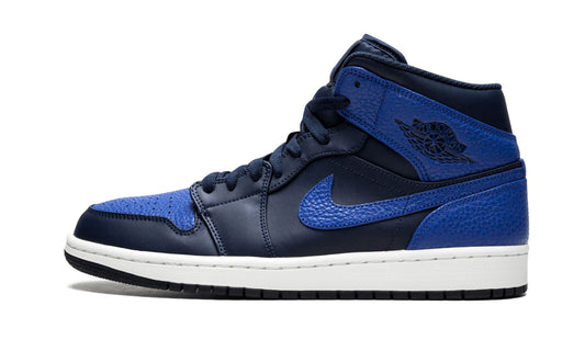 Air Jordan 1 Mid Obsidian Royal Sneakers - Performance Runner