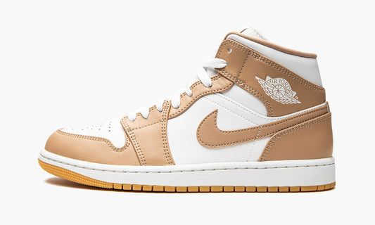 Air Jordan 1 Mid Tan / Gum Sneakers - Cushioned Stride | Rotation Essential
