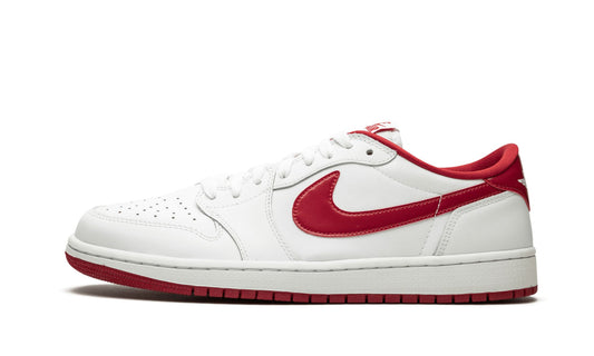 Air Jordan 1 Retro Low OG White / Varsity Red Sneakers - OG Colorway