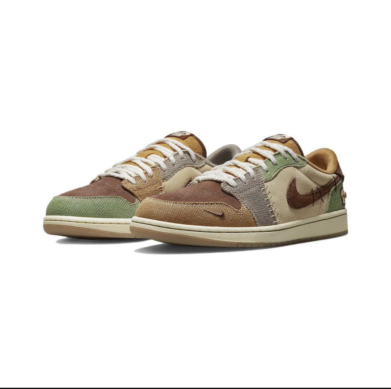 Air Jordan 1 Retro Low OG Zion Wiliamson Vodoo Sneakers - Limited Edition