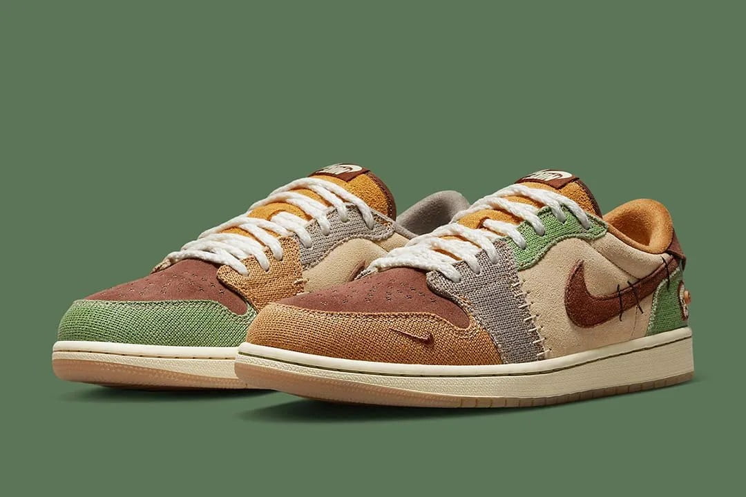 Air Jordan 1 Retro Low OG Zion Wiliamson Vodoo Sneakers - Limited Edition