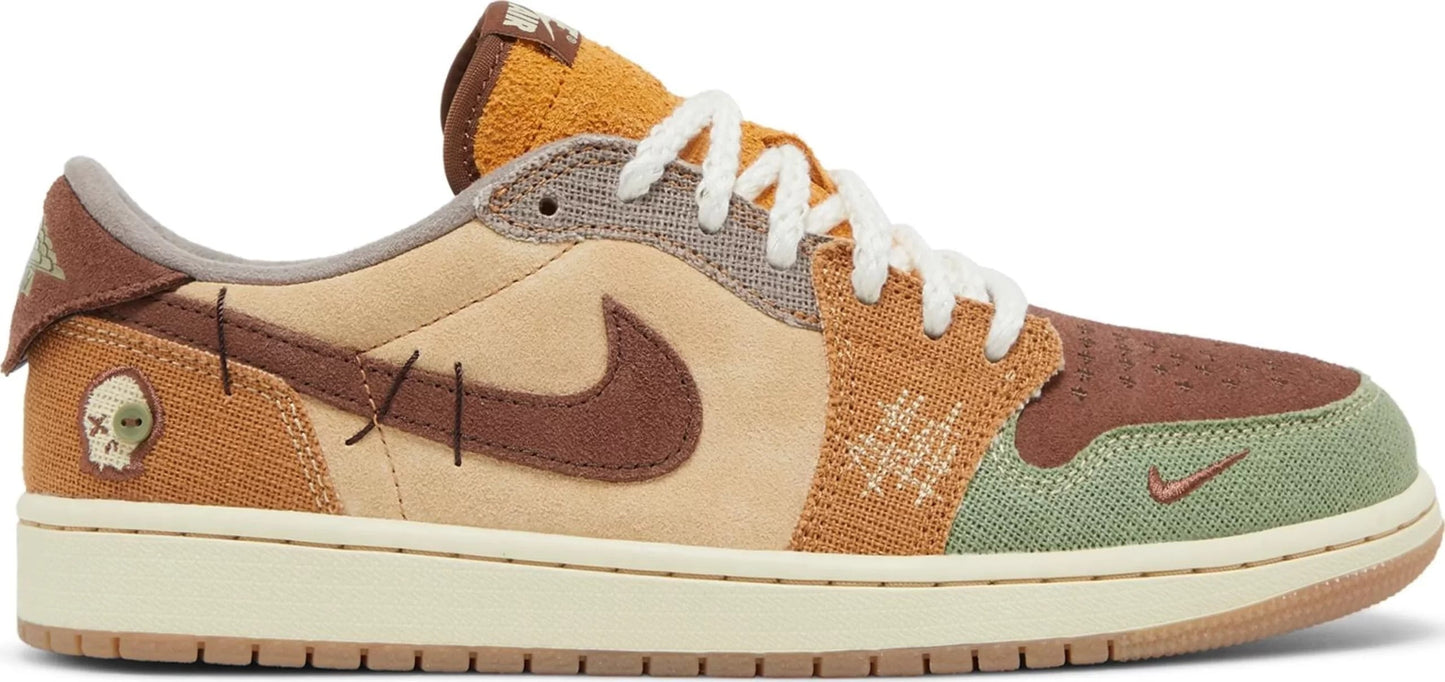 Air Jordan 1 Retro Low OG Zion Wiliamson Vodoo Sneakers - Limited Edition