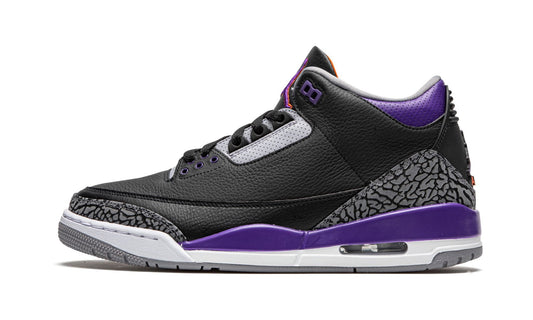 Air Jordan 3 Retro “Court Purple” Sneakers - Cushioned Stride