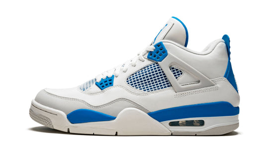 Air Jordan 4 Retro Military Blue Sneakers - Hall of Fame