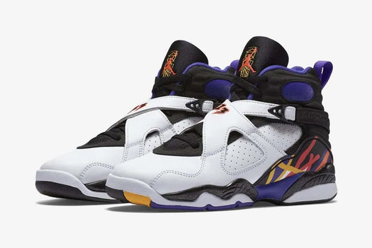 Air Jordan 8 Retro Three Peat Sneakers - All-Day Comfort