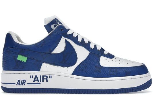 Air Jordan Force 1 Low White Royal Sneakers - Cushioned Stride