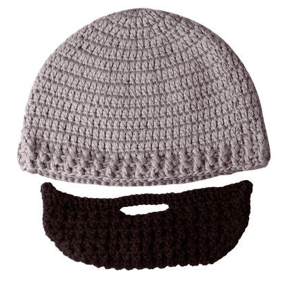 Free Fisher Unisex Knit Beanie Stubble Beard