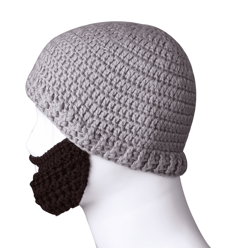 Free Fisher Unisex Knit Beanie Stubble Beard