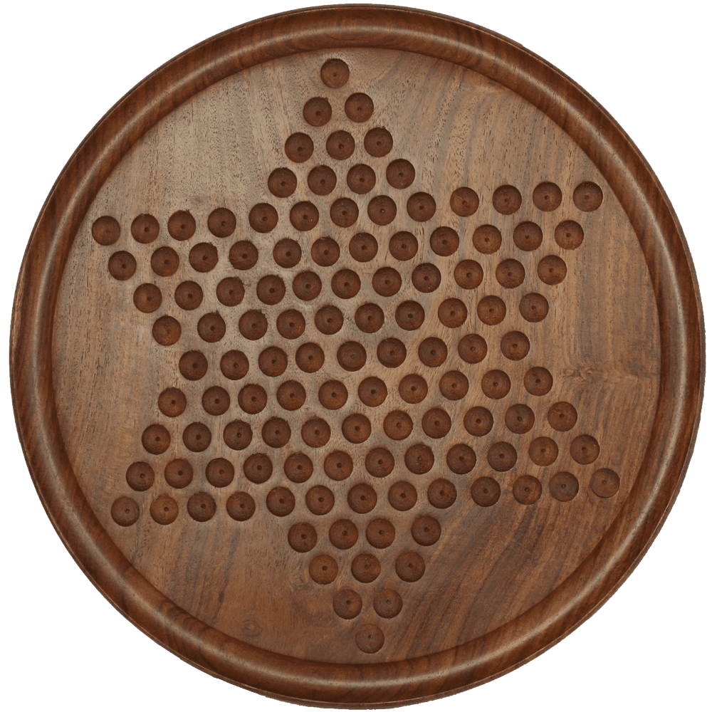 Game Chinese Checkers with Marbles Handcrafted Wooden Toys from India
