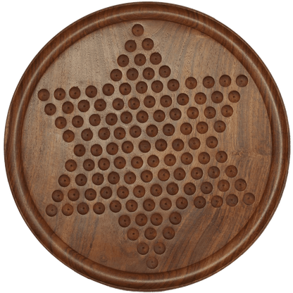 Game Chinese Checkers with Marbles Handcrafted Wooden Toys from India