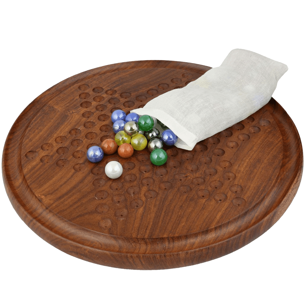 Game Chinese Checkers with Marbles Handcrafted Wooden Toys from India