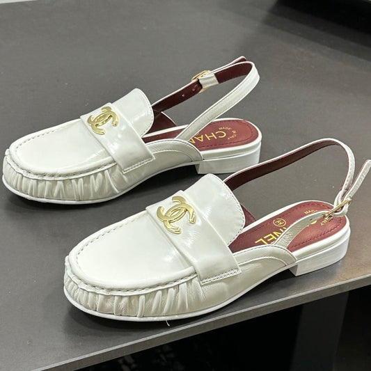 Chanel 2026 Slingback Loafers Leather Sheepskin 832506
