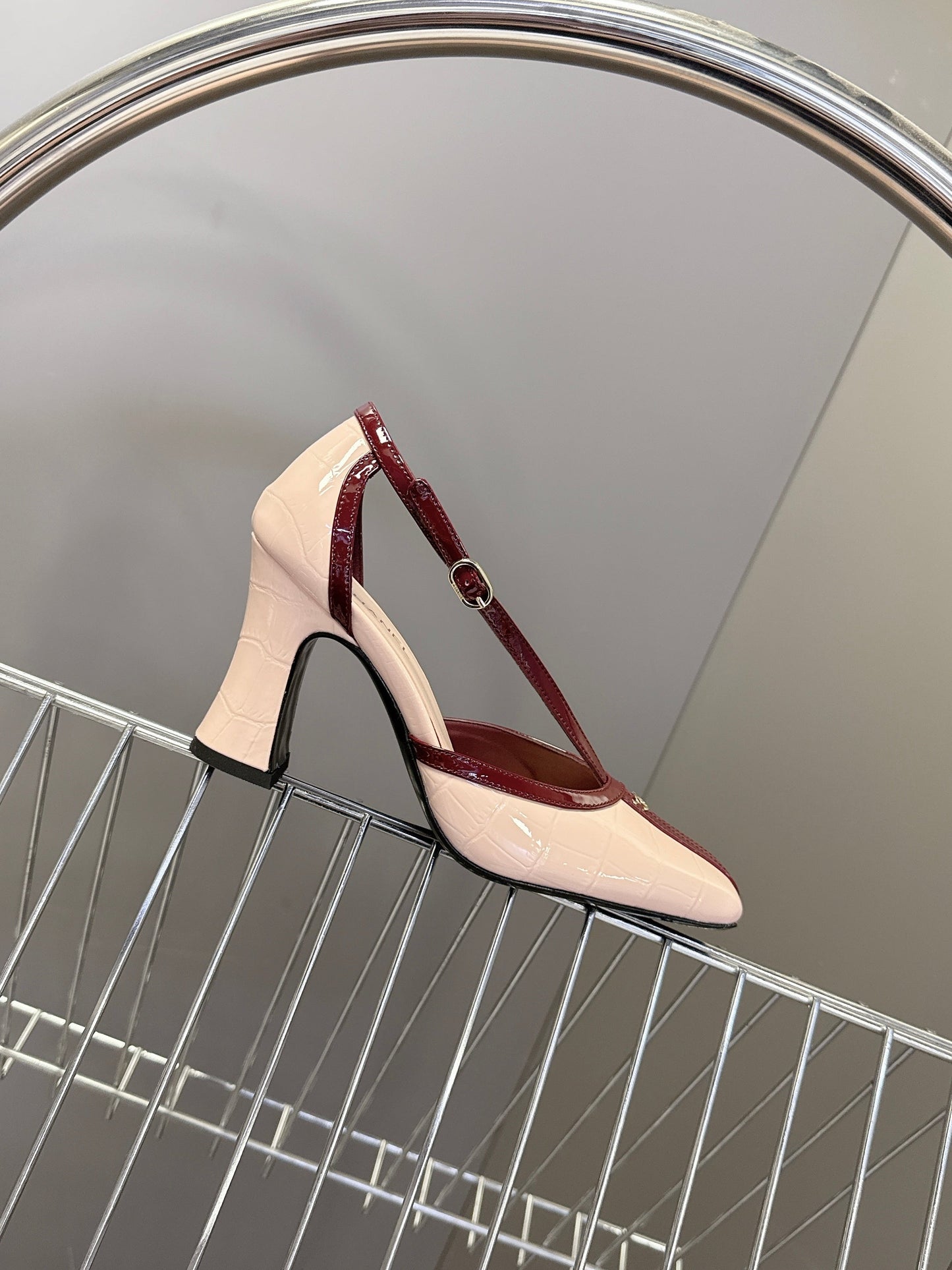 Chanel 2026 Mary Jane Slingback 85mm Patent Calfskin 895338