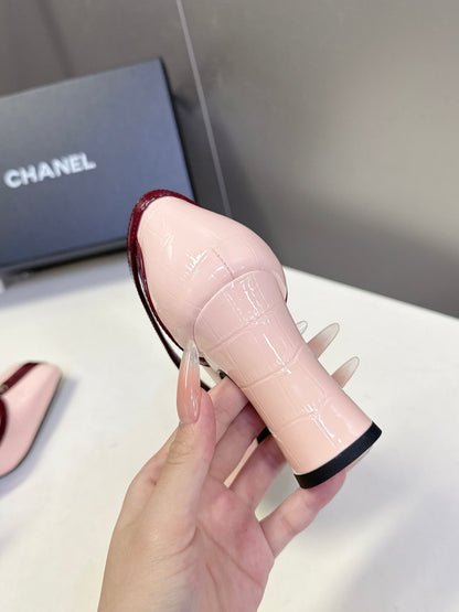 Chanel 2026 Mary Jane Slingback 85mm Patent Calfskin 895338