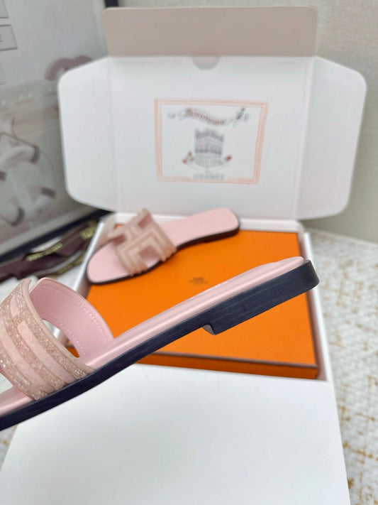 HM 26ss Oran Sandals Light Pink Cowhide 625226