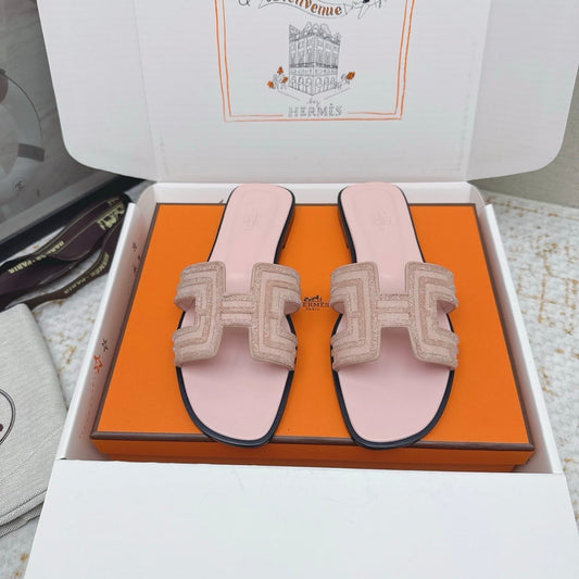 HM 26ss Oran Sandals Light Pink Cowhide 625226