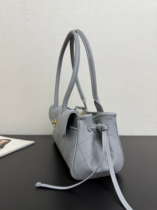Chanel 2026 Shopping Bag 31cm Gray Grained Calfskin