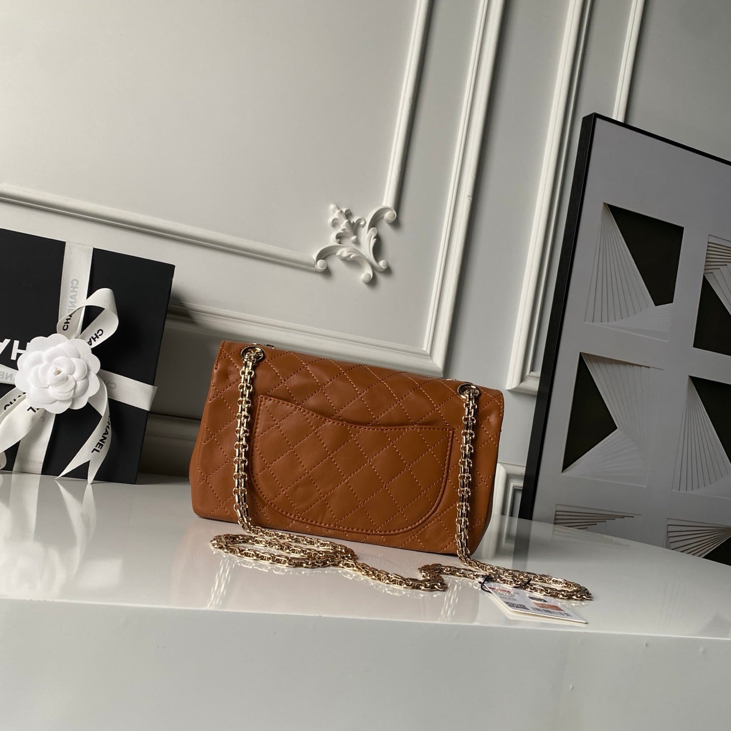 Chanel 2026 2.55 Bag 24cm Brown Calfskin 367737