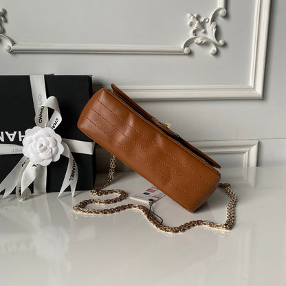 Chanel 2026 2.55 Bag 24cm Brown Calfskin 367737