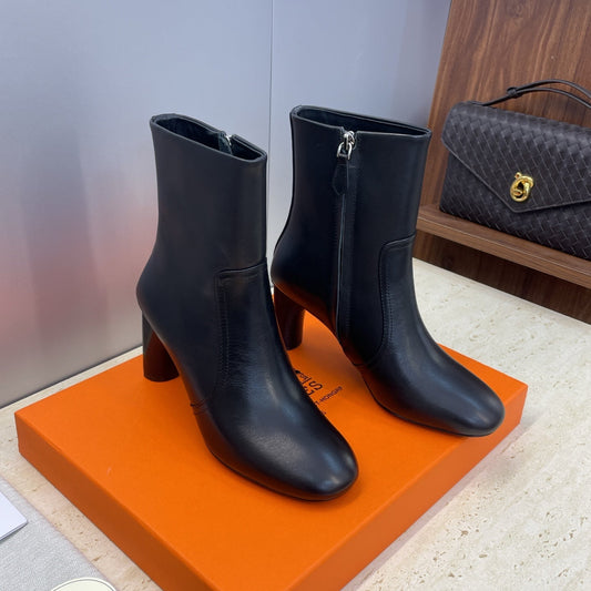 HM 26ss Lolita Chelsea Boots 80 Black Calfskin 607089