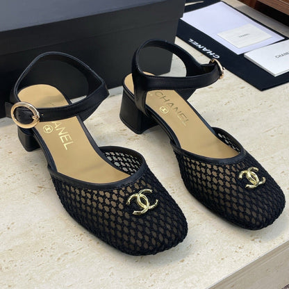 CC 26 Slingback Pump 45mm Mesh Sheepskin