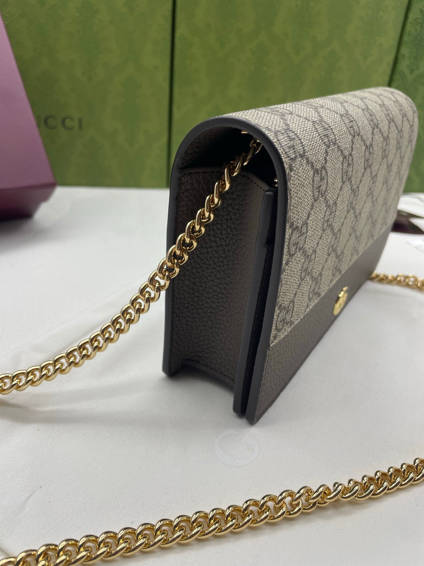 Gucci 2026 Marmont Wallet On Chaine 20cm Canvas Leather