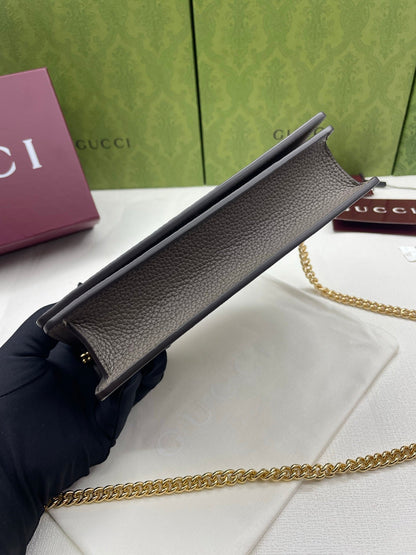 Gucci 2026 Marmont Wallet On Chaine 20cm Canvas Leather