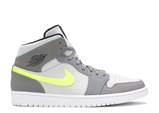 Air Jordan 1 Mid ¡®Gunsmoke Volt¡¯ Unfading Sneaker Sneakers - Head-Turner