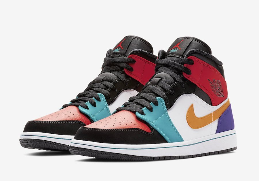 Jordan 1 Mid Multicolor 554724 Sneakers - Legend Status