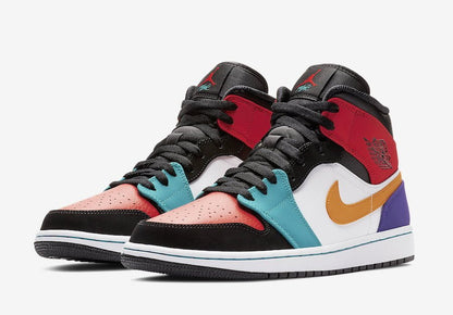 Jordan 1 Mid Multicolor 554724 Sneakers - Legend Status