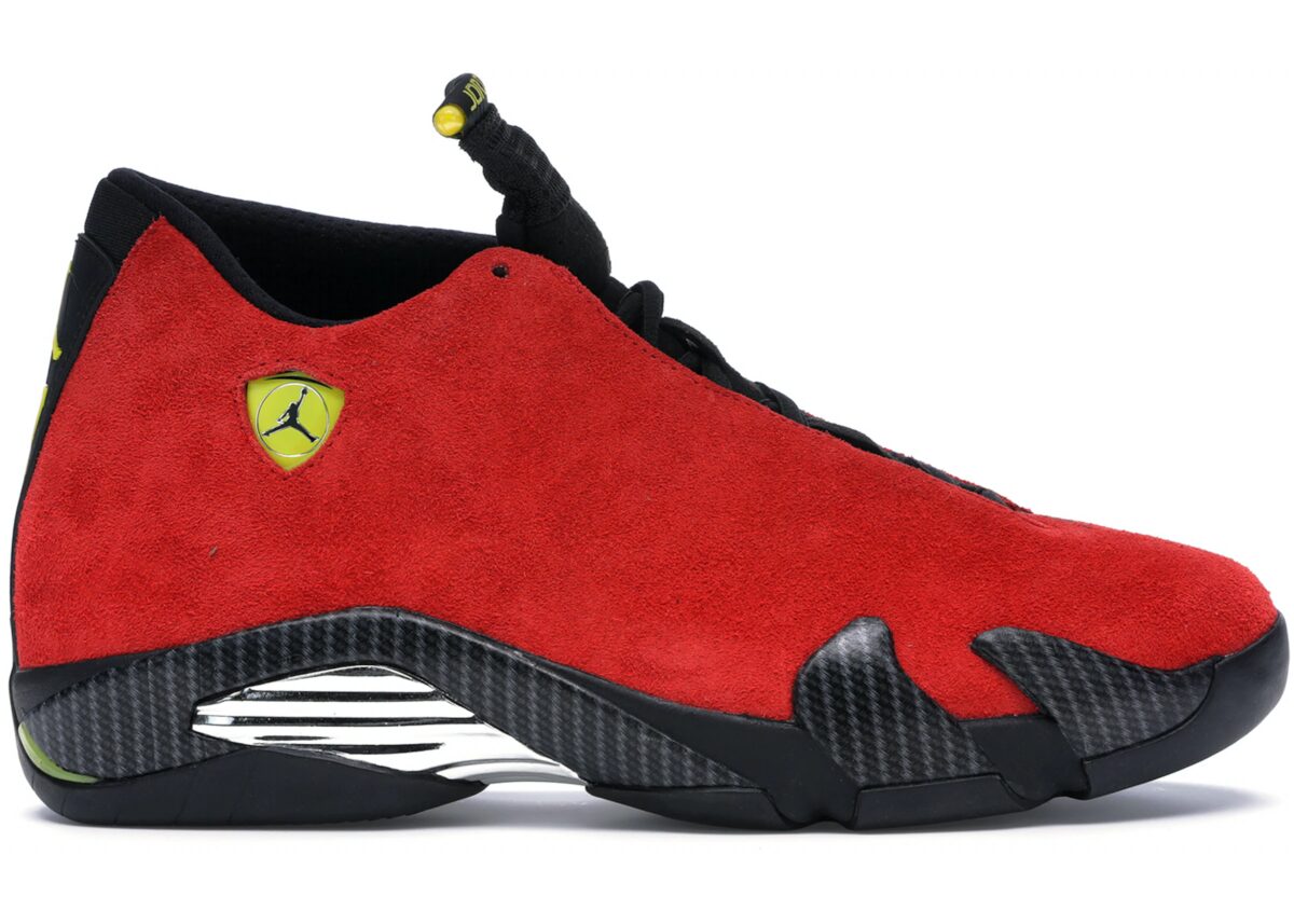 Jordan 14 Ferari Red Sneakers - Archive Edition | Silhouette King