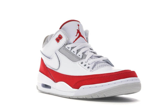 Jordan 3 Retro Tinker White University Red Sneakers - Basketball Legend