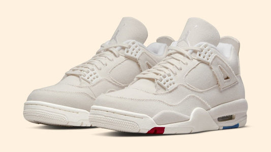 Jordan 4 Retro Blank Canvas Sneakers - Collaboration Release