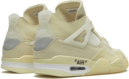 Jordan 4 Retro Off-White Sail Sneakers - Collaboration Release