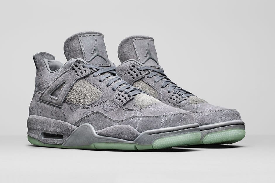 Jordan 4 x KAWs Grey Sneakers - Hype Release | Silhouette King