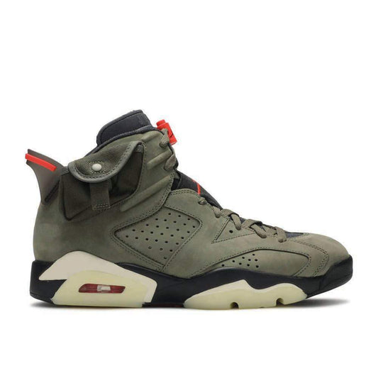 Travis Scott x Air Jordan 6 Retro ‘Olive’ Revered Footwear Sneakers - Hype Re...